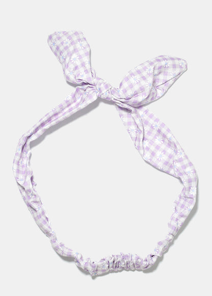 Plaid Print Headband