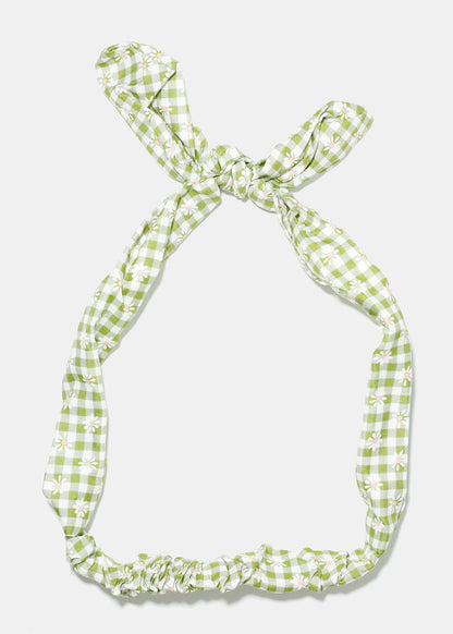 Plaid Print Headband