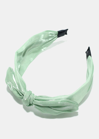 Shimmery Bow Headband