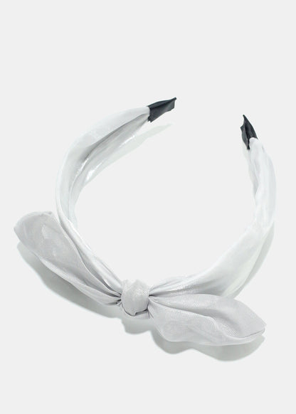 Shimmery Bow Headband