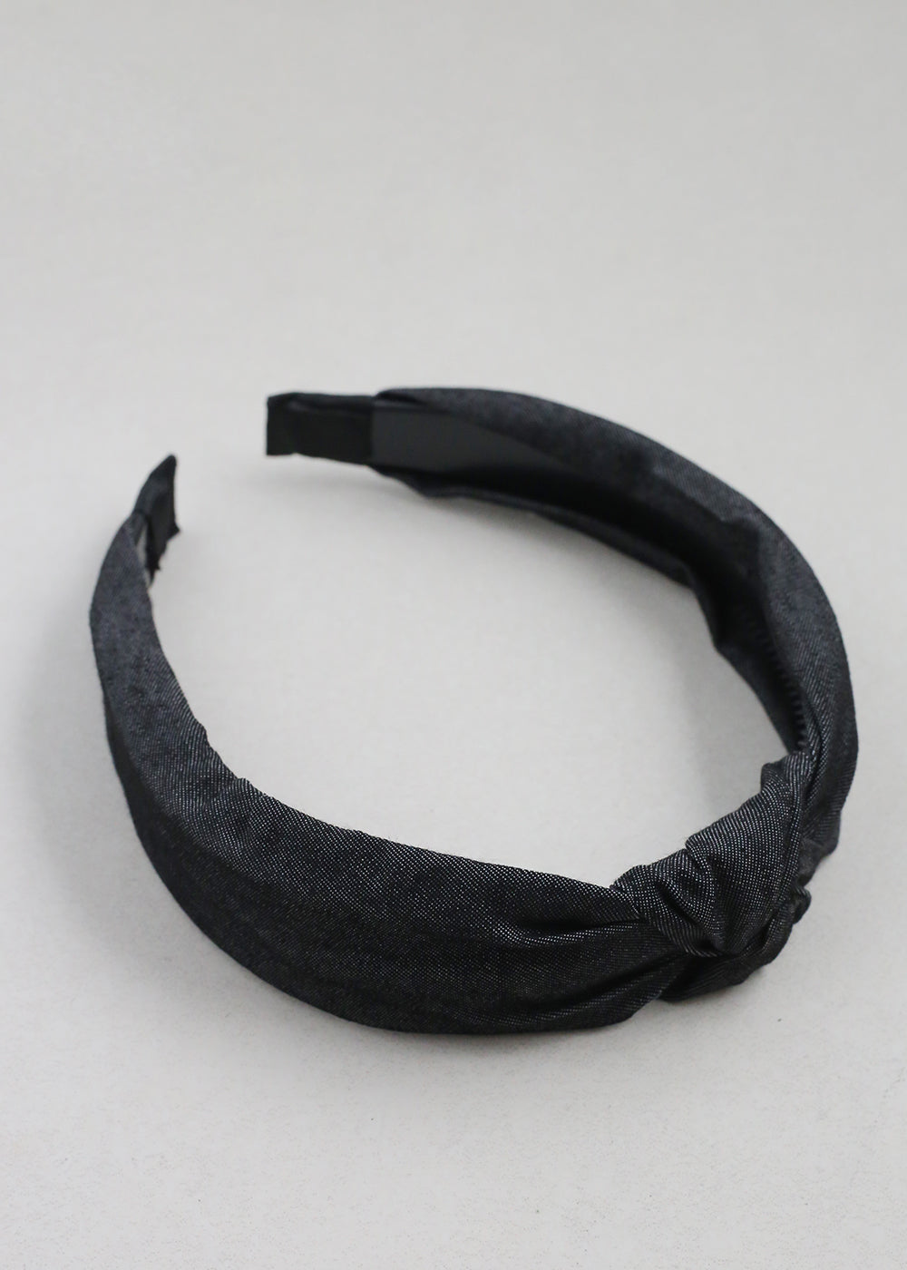 Denim Top Knot Headband