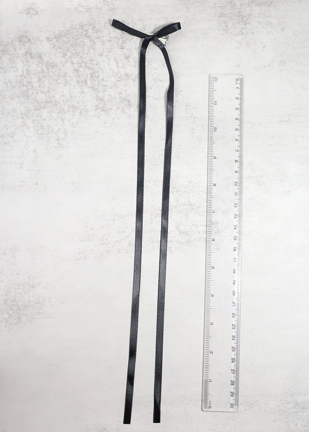 2 PC Long Thin Bow Hairclips