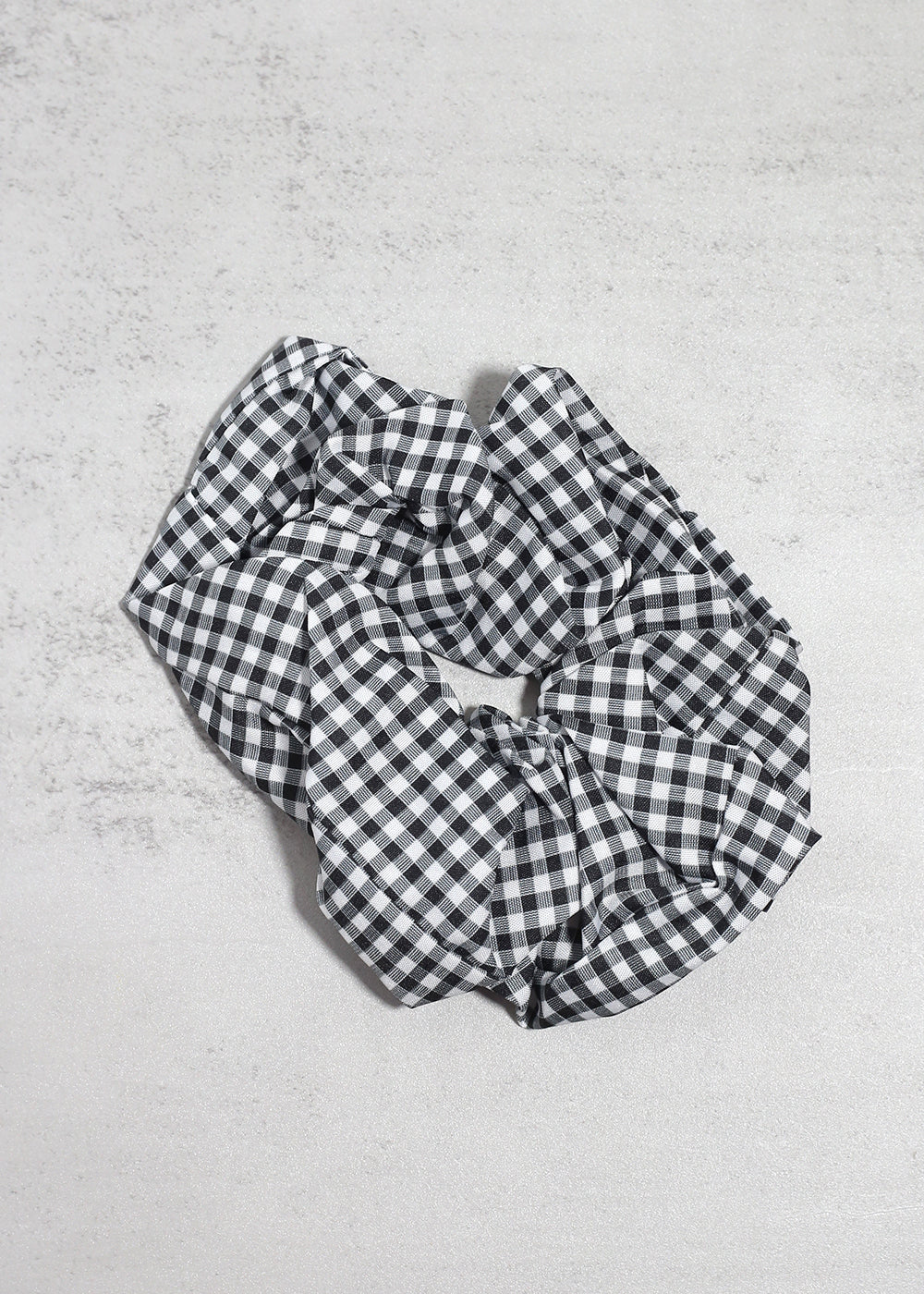 Gingham Large Scrunchie