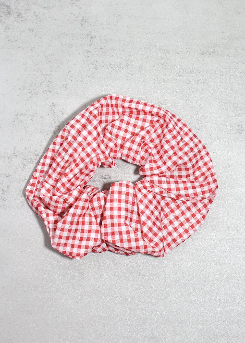 Gingham Large Scrunchie