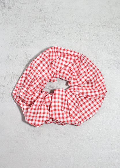 Gingham Large Scrunchie