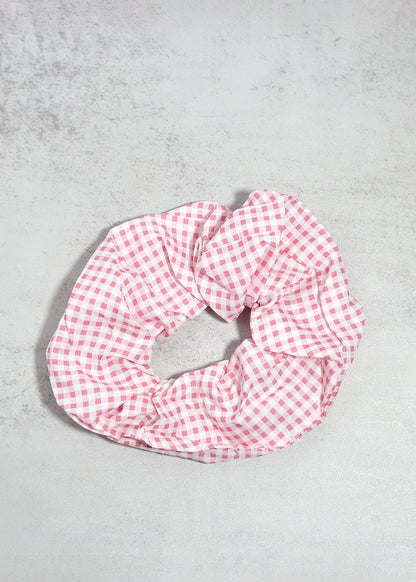 Gingham Large Scrunchie