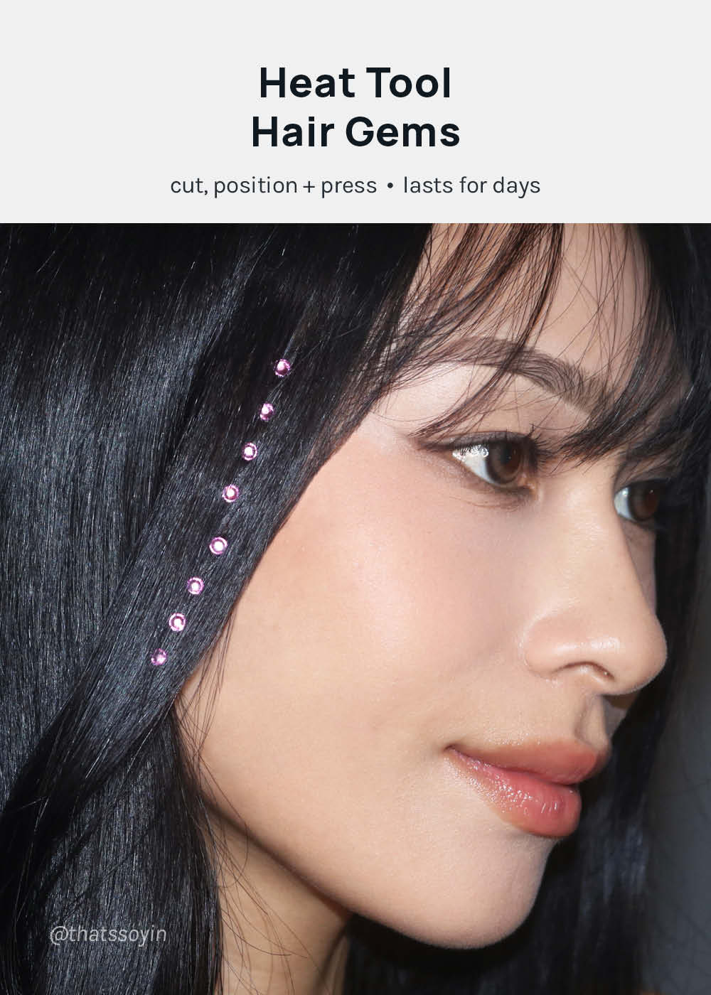 AOA Heat Press-On Hair Crystals
