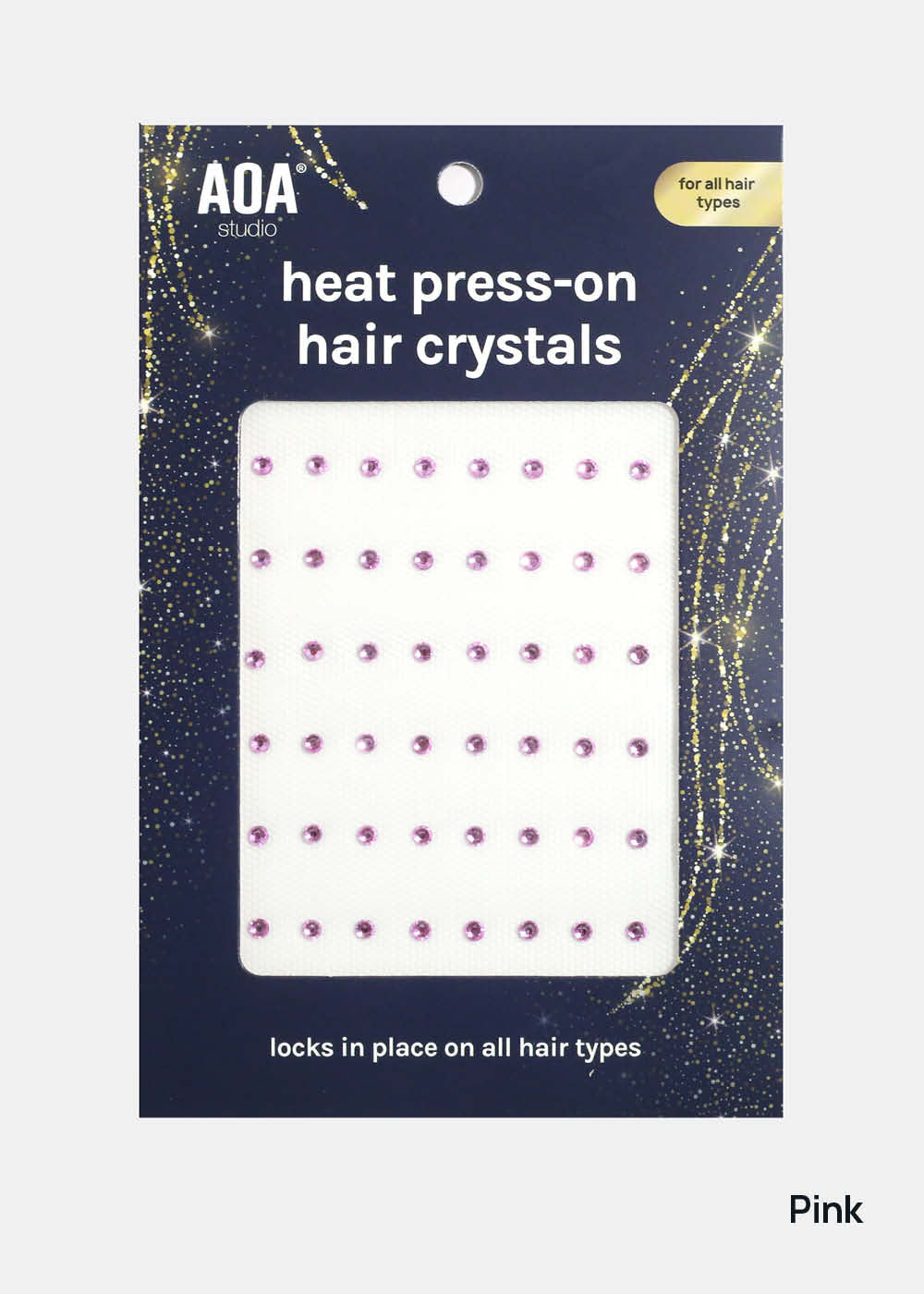 AOA Heat Press-On Hair Crystals