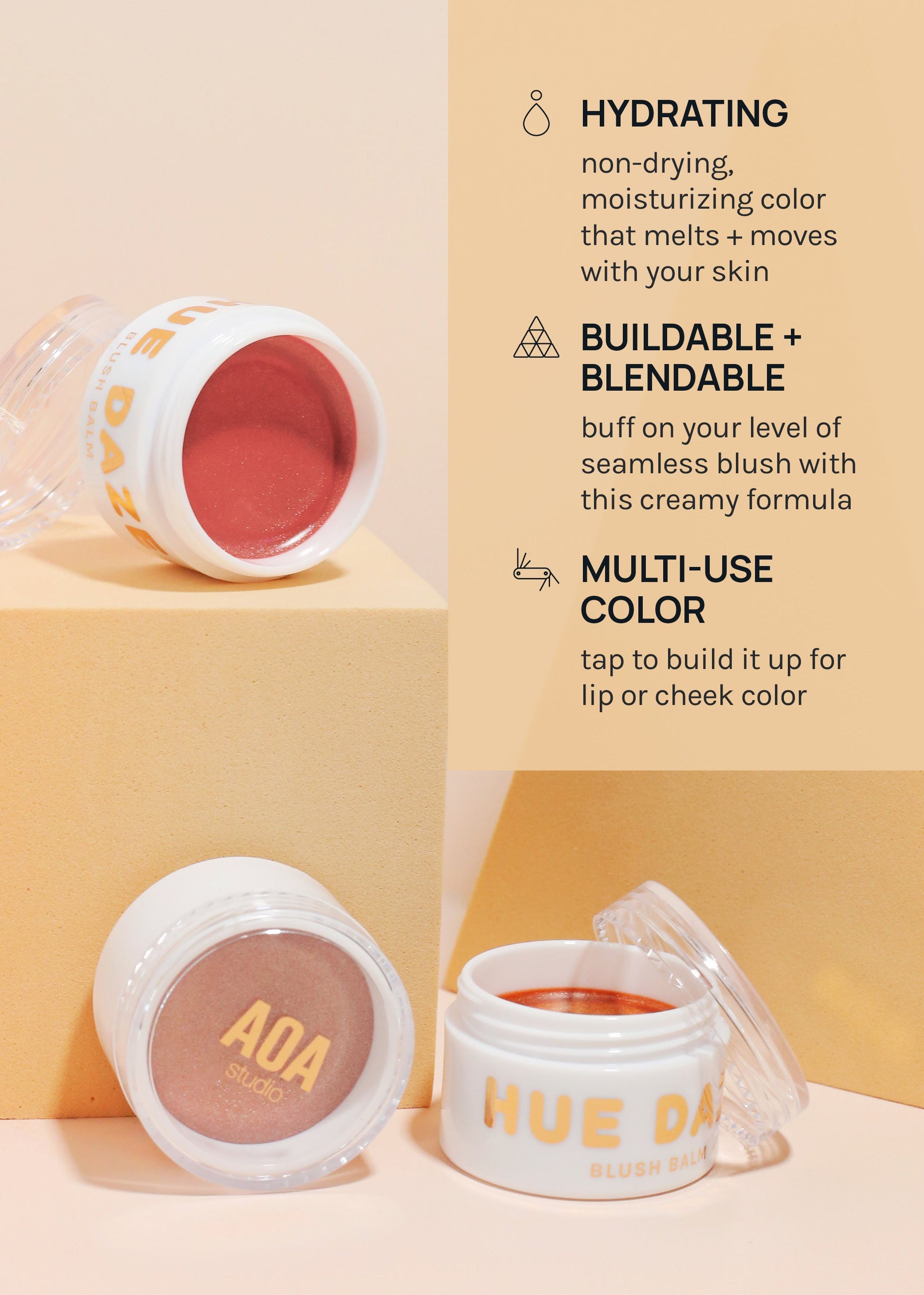 AOA Hue Daze Blush Balm
