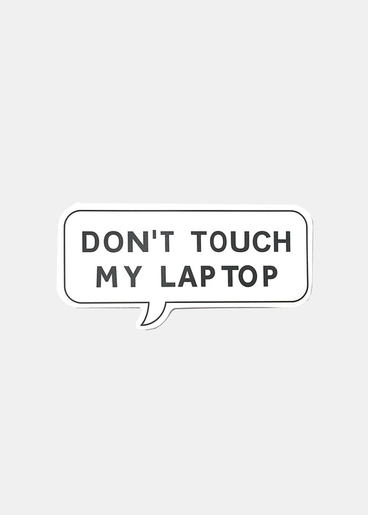 Official Key Items Sticker - Don't Touch My Laptop