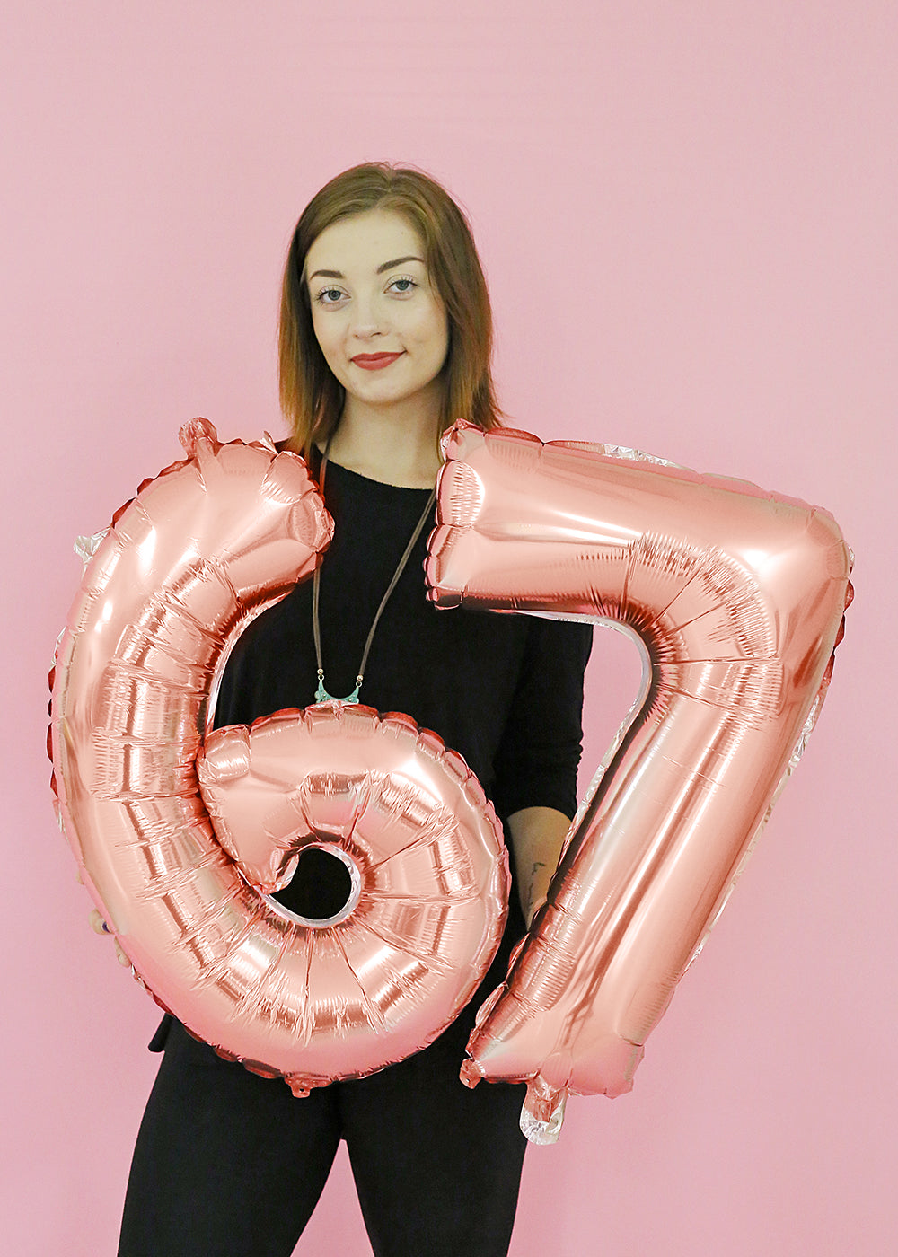 Official Key Items Party Balloons- Silver Numbers