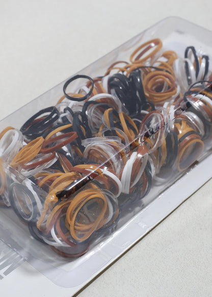 500 PCS Mini Assorted Elastic Rubber Hair Bands