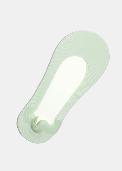 Miss A Ribbed No-Show Premium Socks