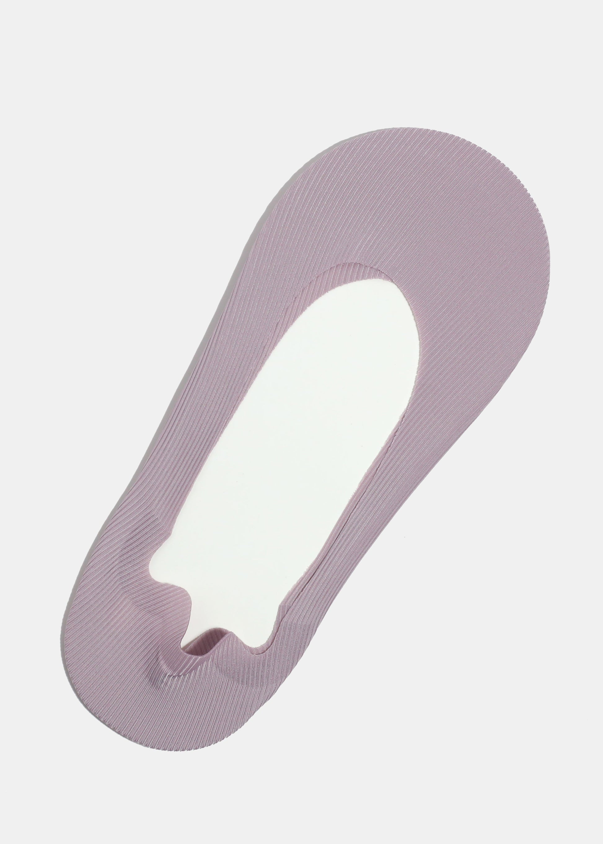 Miss A Ribbed No-Show Premium Socks