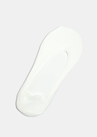 Miss A Ribbed No-Show Premium Socks