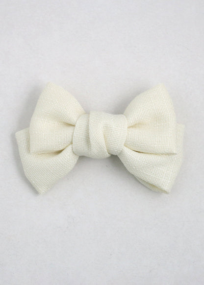Woven Hair Bow Pin