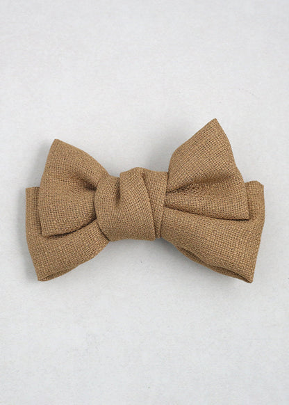 Woven Hair Bow Pin