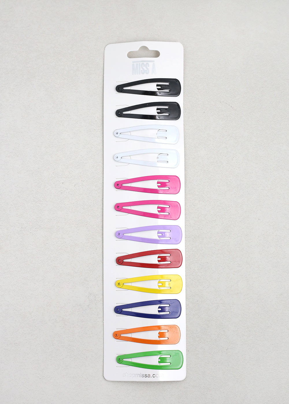 12 PCS Assorted Snap Hair Clips