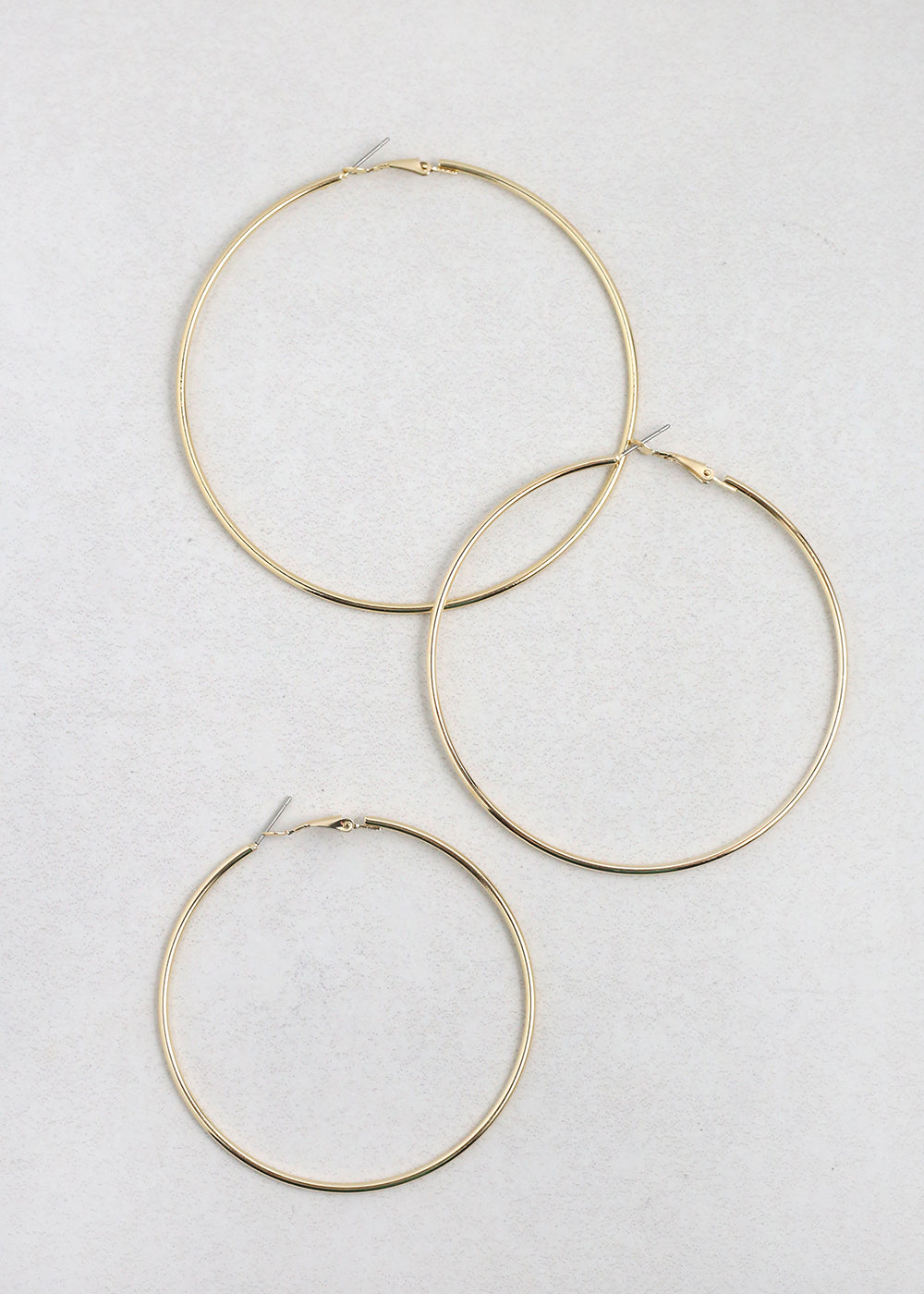 Classic Thin Hoop Earrings - 9mm