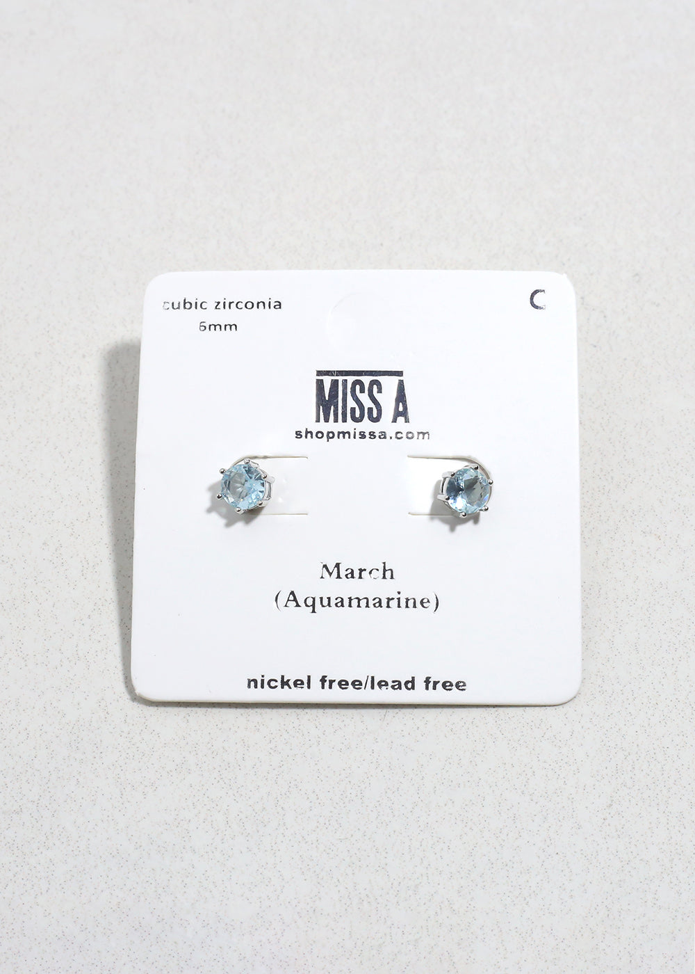 Birthstone Stud Earrings