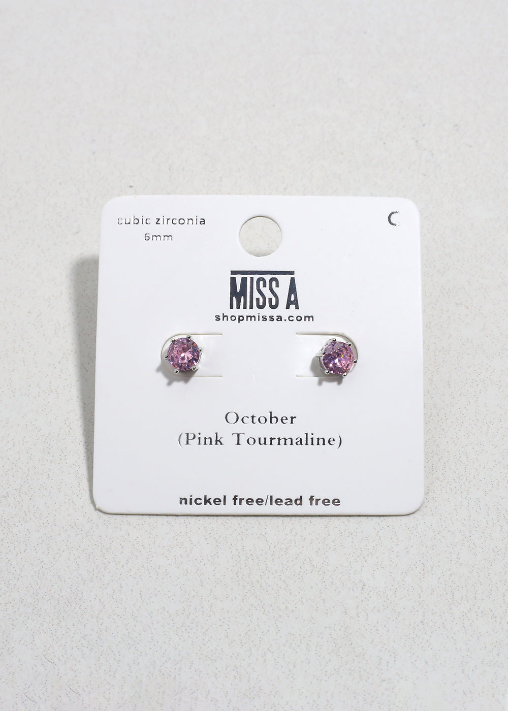 Birthstone Stud Earrings