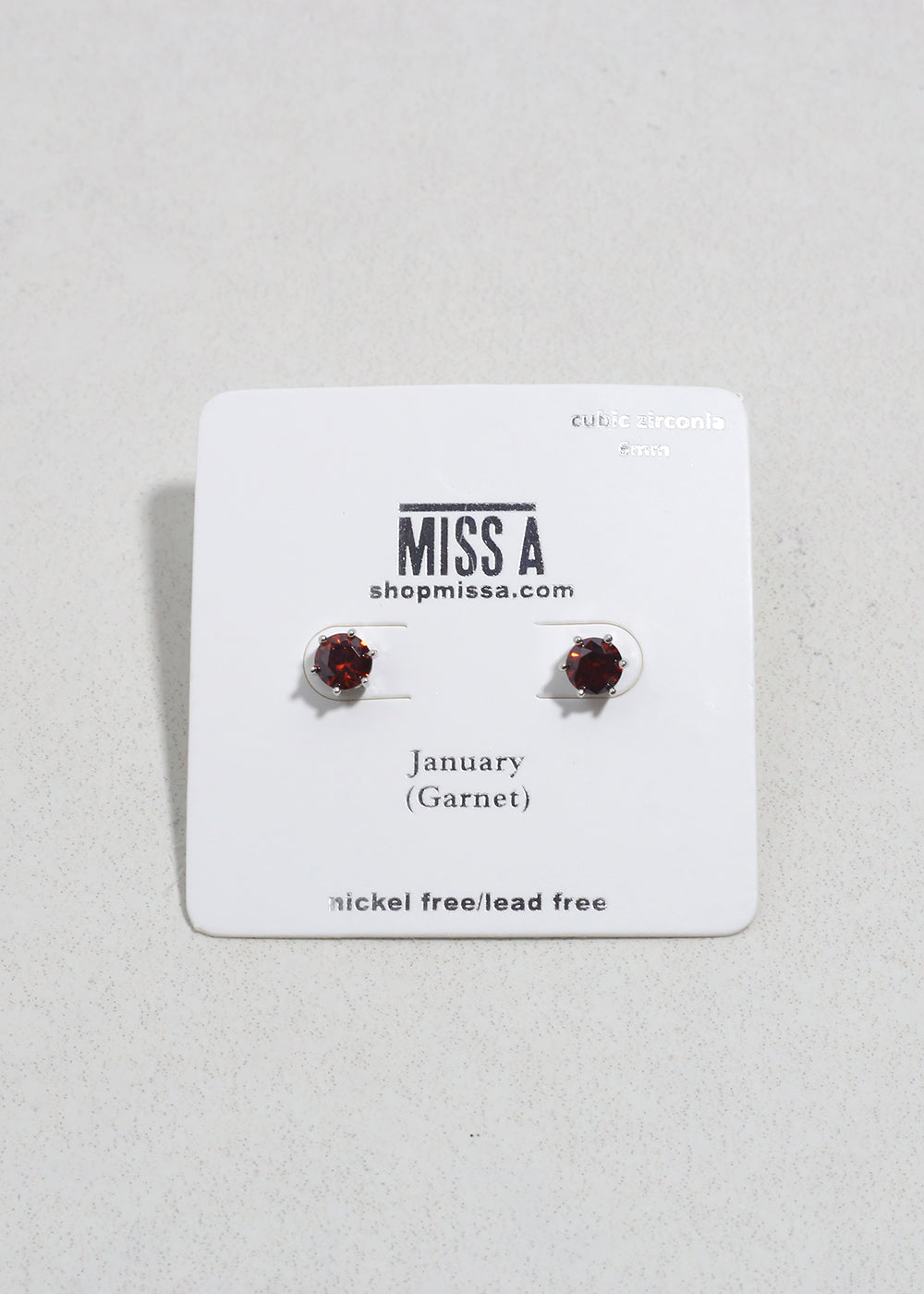 Birthstone Stud Earrings