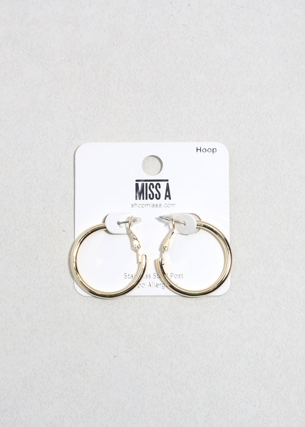 Classic Thick Hoop Earrings - 5mm