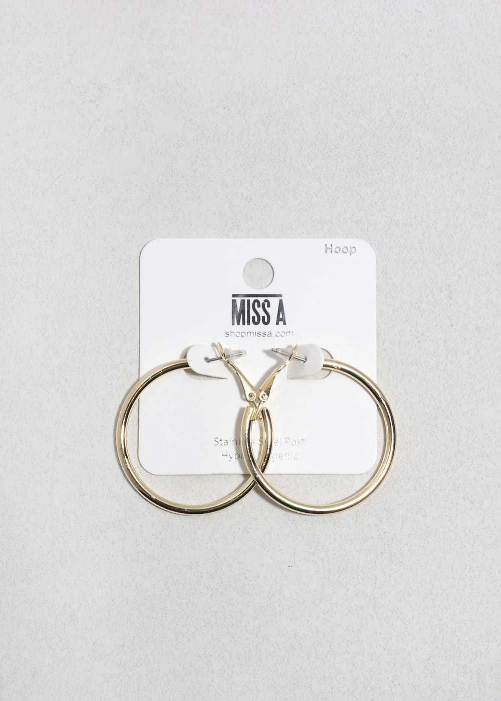 Classic Thick Hoop Earrings - 6mm