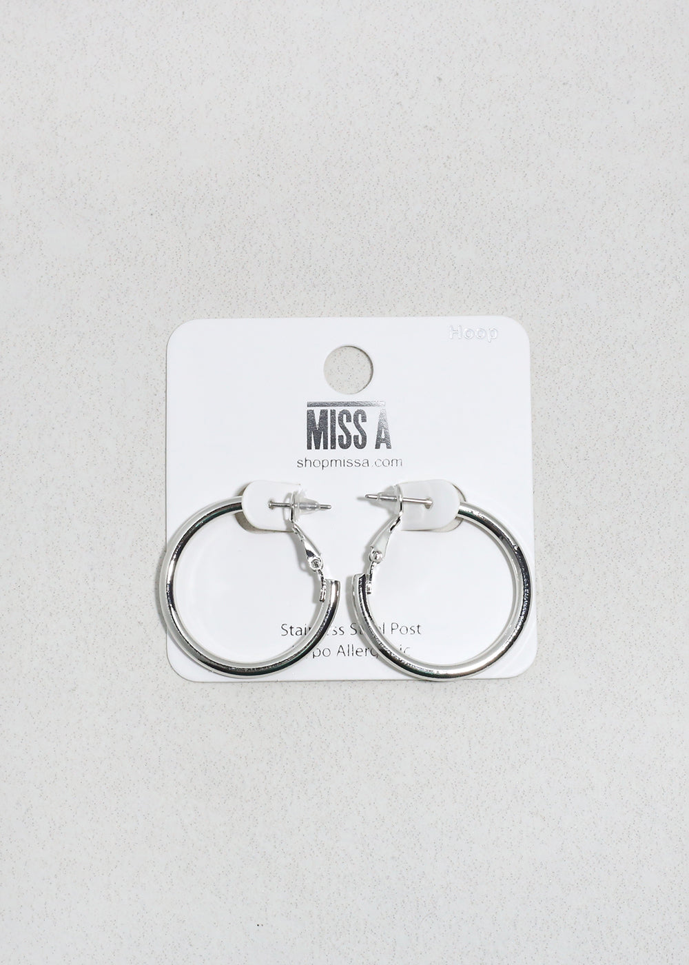 Classic Thick Hoop Earrings - 5mm