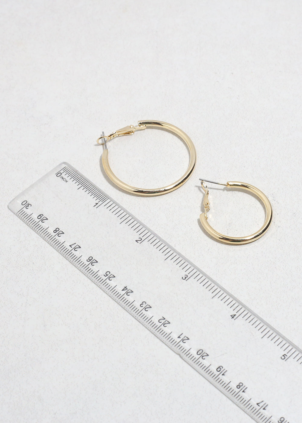 Classic Thick Hoop Earrings - 6mm