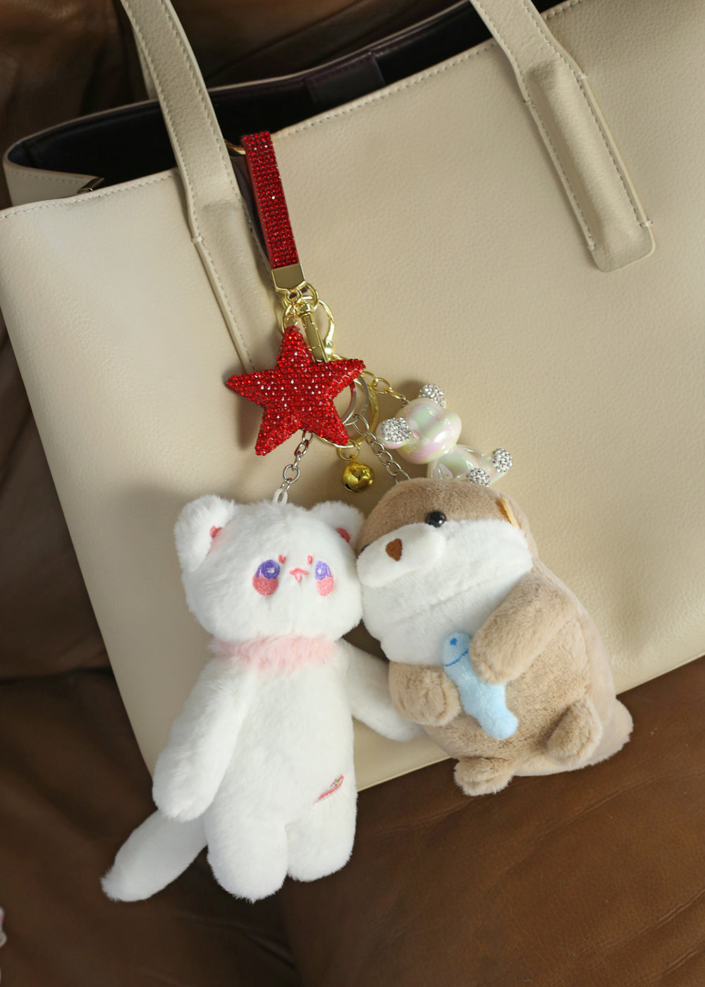 Otterly Cute Plush Keychain