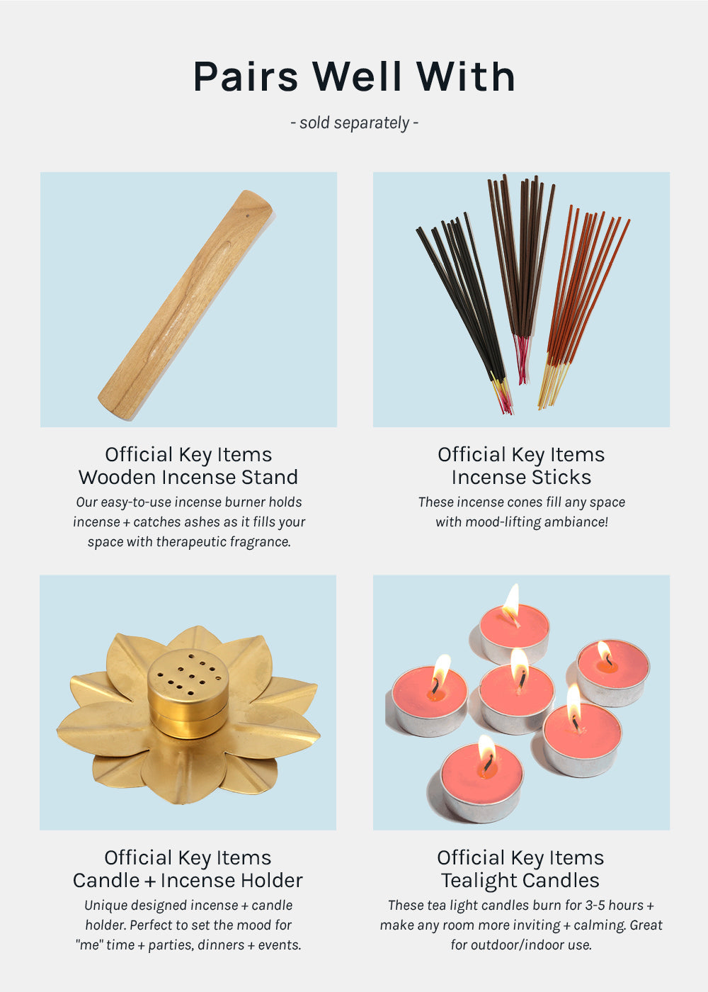 Official Key Items Incense Cones