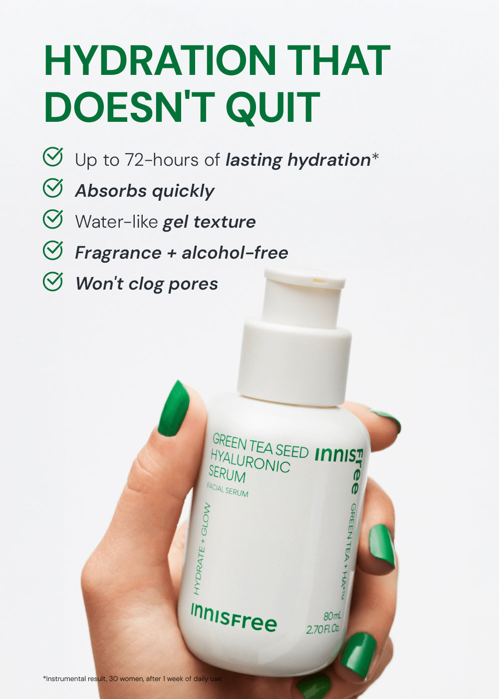 INNISFREE Green Tea Seed Hyaluronic Acid Serum 80ml