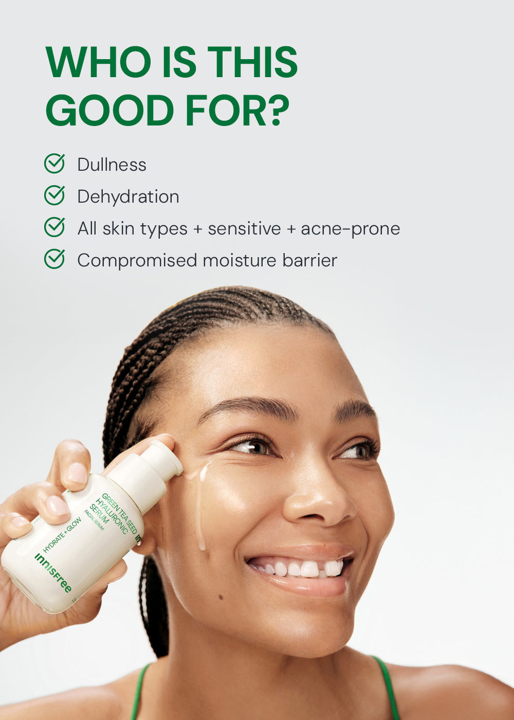 INNISFREE Green Tea Seed Hyaluronic Acid Serum 80ml