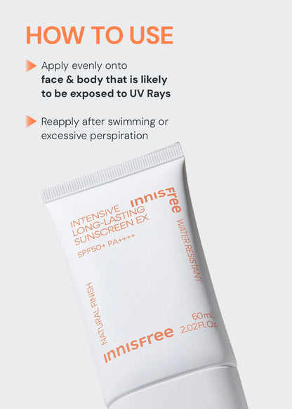 INNISFREE Intensive Long Lasting Sunscreen 60ml