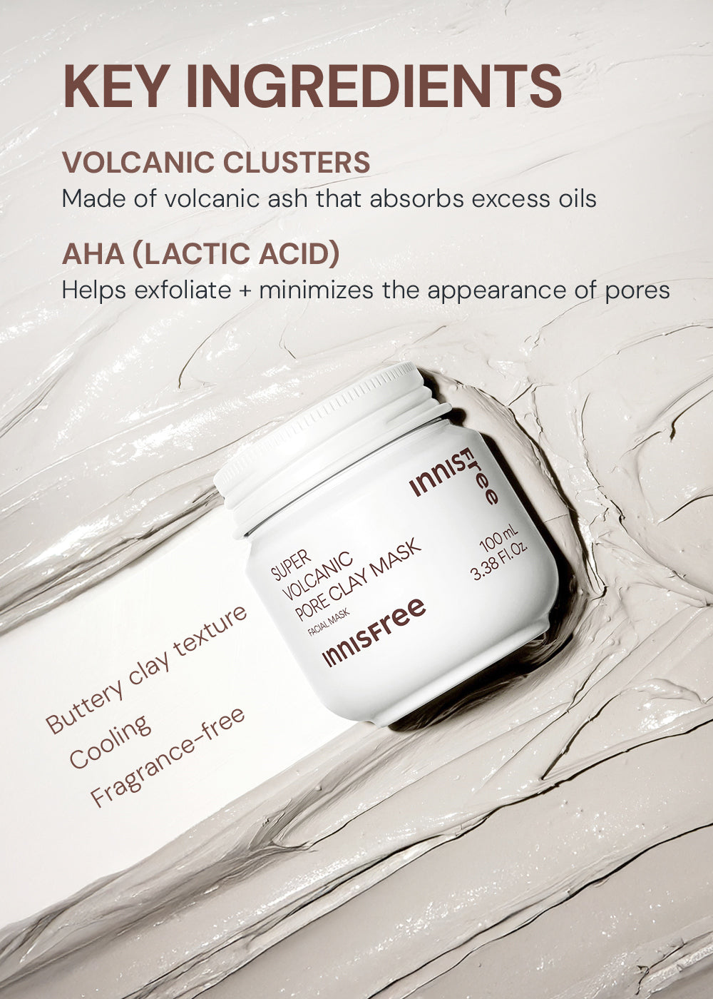 INNISFREE Super Volcanic Pore Clay Mask 100ml