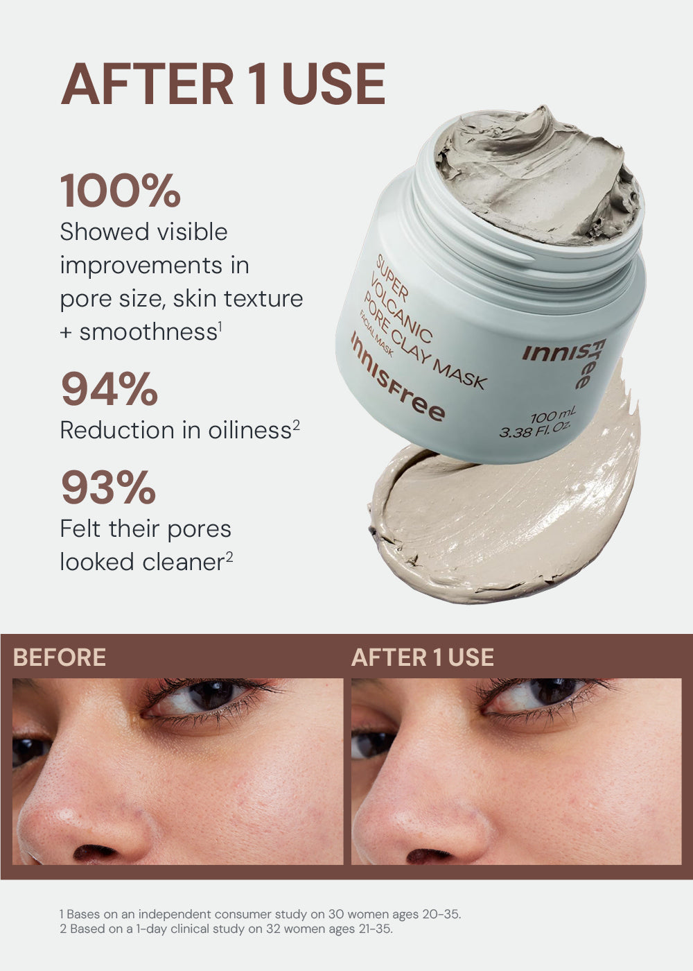 INNISFREE Super Volcanic Pore Clay Mask 100ml