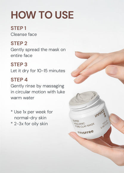 INNISFREE Super Volcanic Pore Clay Mask 100ml
