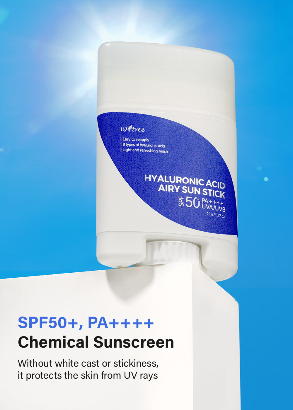 Isntree Hyaluronic Acid Airy Sun Stick 22g