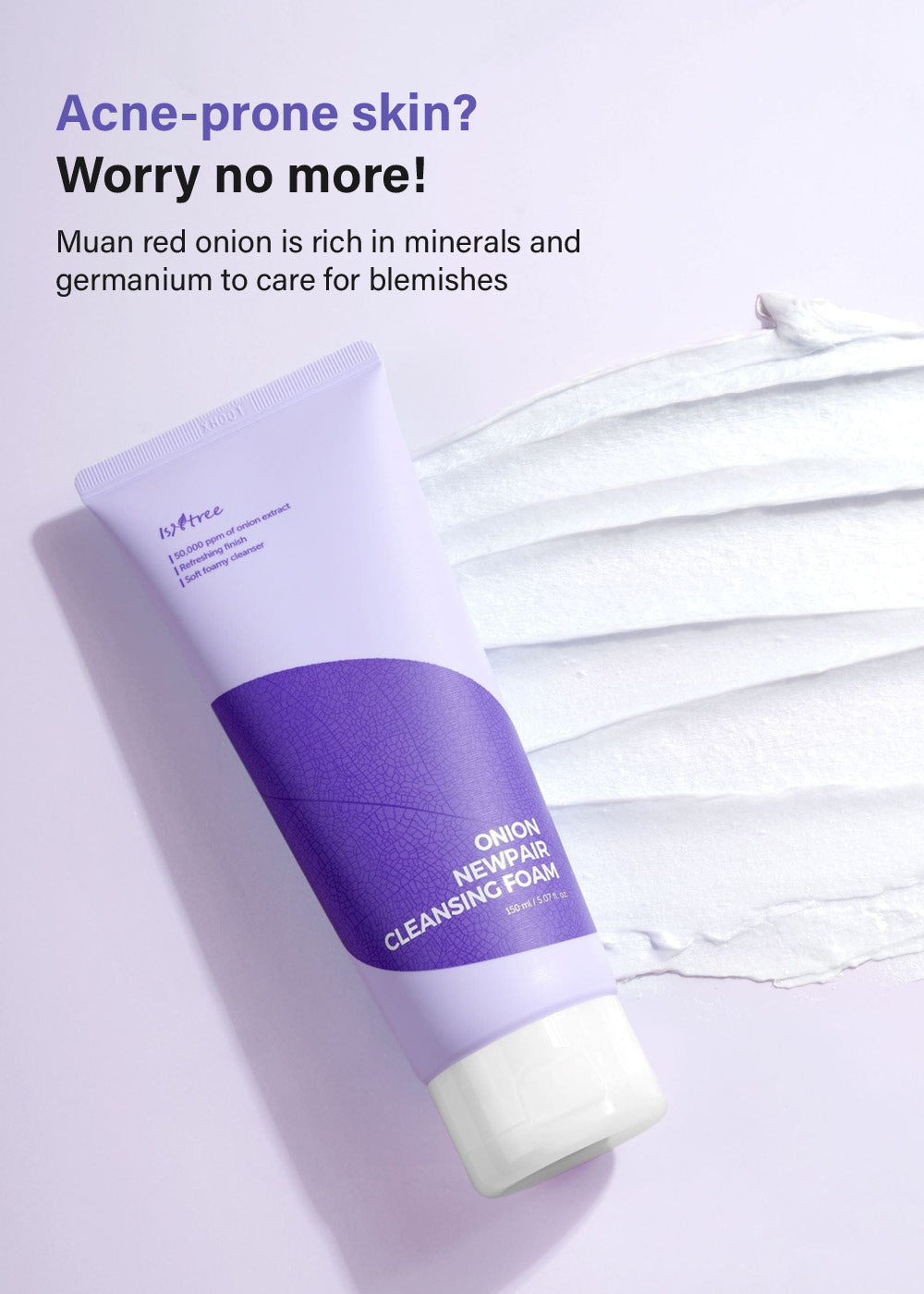 Isntree Onion Newpair Cleansing Foam 150ml