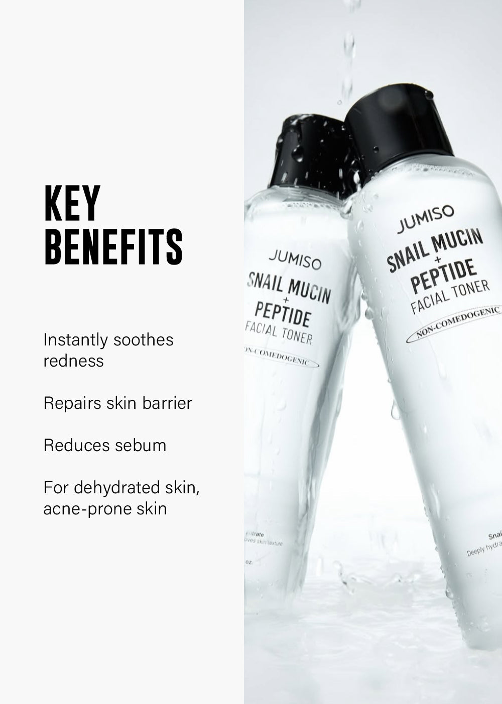 Jumiso Snail Mucin + Peptide Facial Toner 205ml