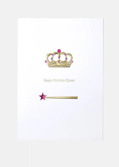 Happy Birthday Queen Greeting Card