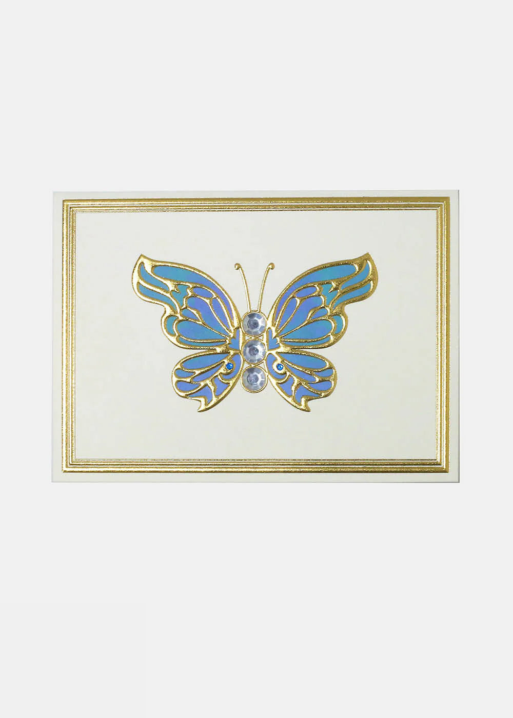 Golden Butterfly Greeting Card