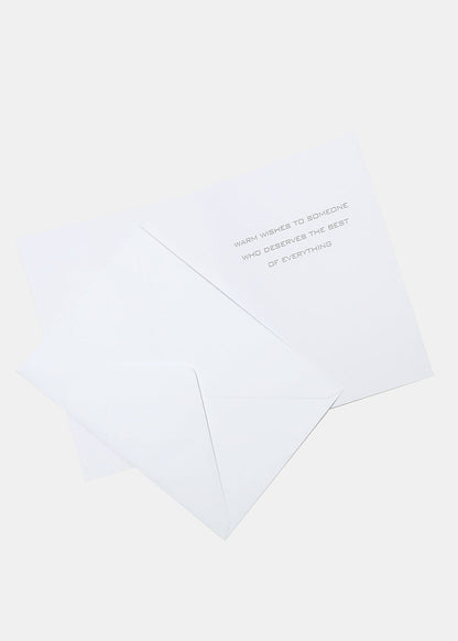 Happy Birthday Suit Cake Greeting Card