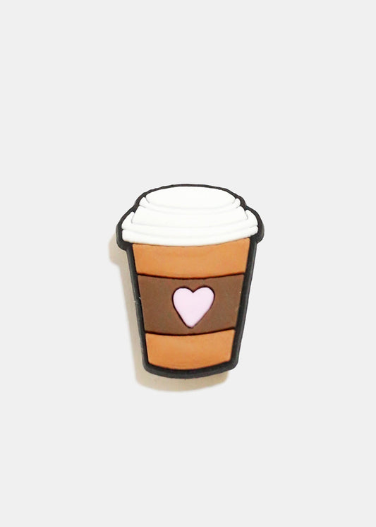 Decorative Charm- Heart Coffee