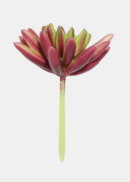 Official Key Items Artificial Succulents - Red Spike Rosette