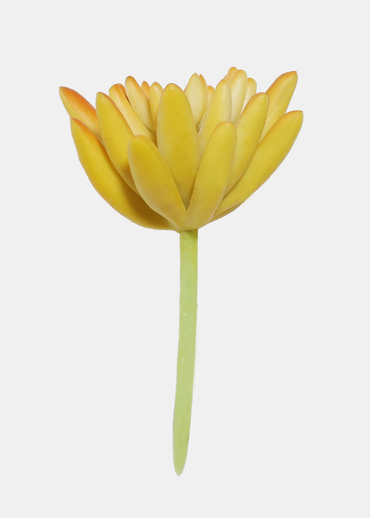 Official Key Items Artificial Succulents - Orange Spike Rosette