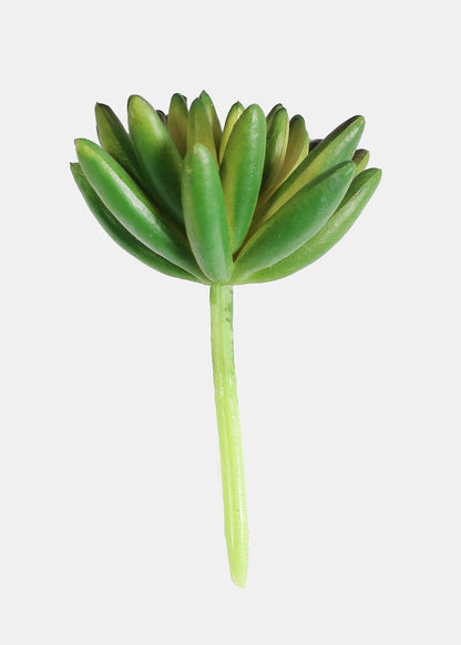 Official Key Items Artificial Succulents - Green Spike Rosette