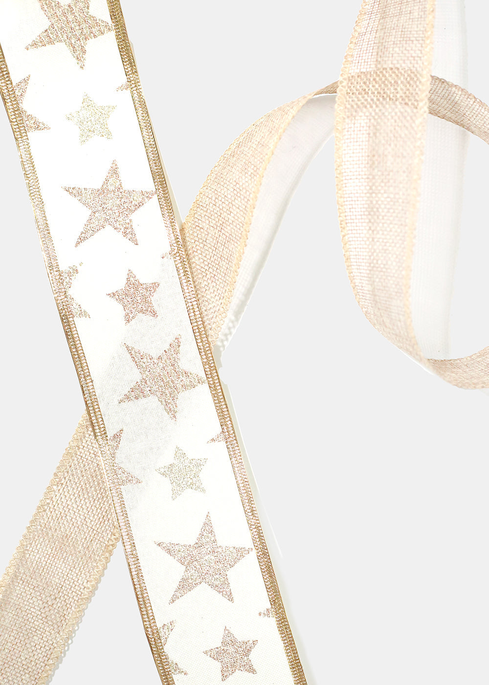 Glittery Gift Wrapping Ribbon