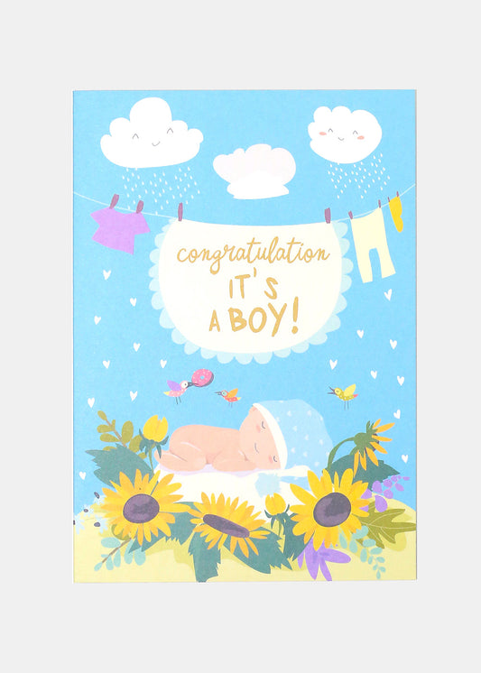 It's A Boy! Greeting Card